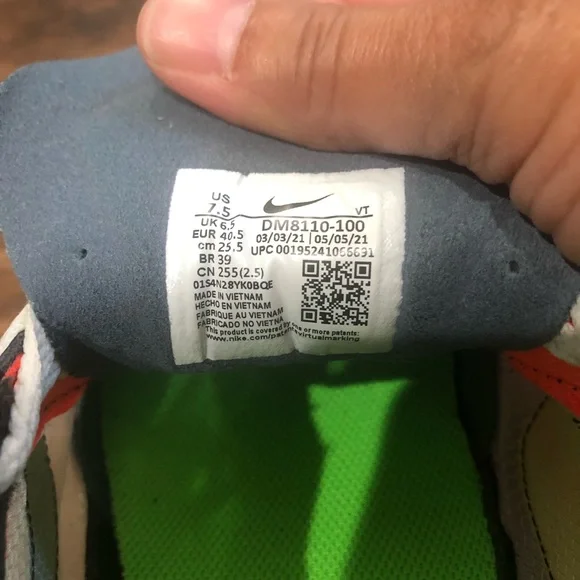 Nike Waffle One Exeter‎ Sneakers Sz. 7.5